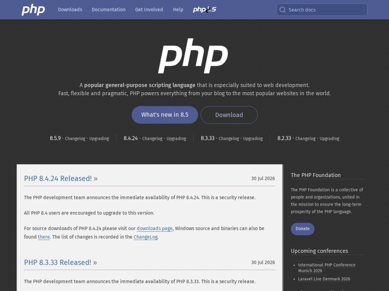 PHP官方