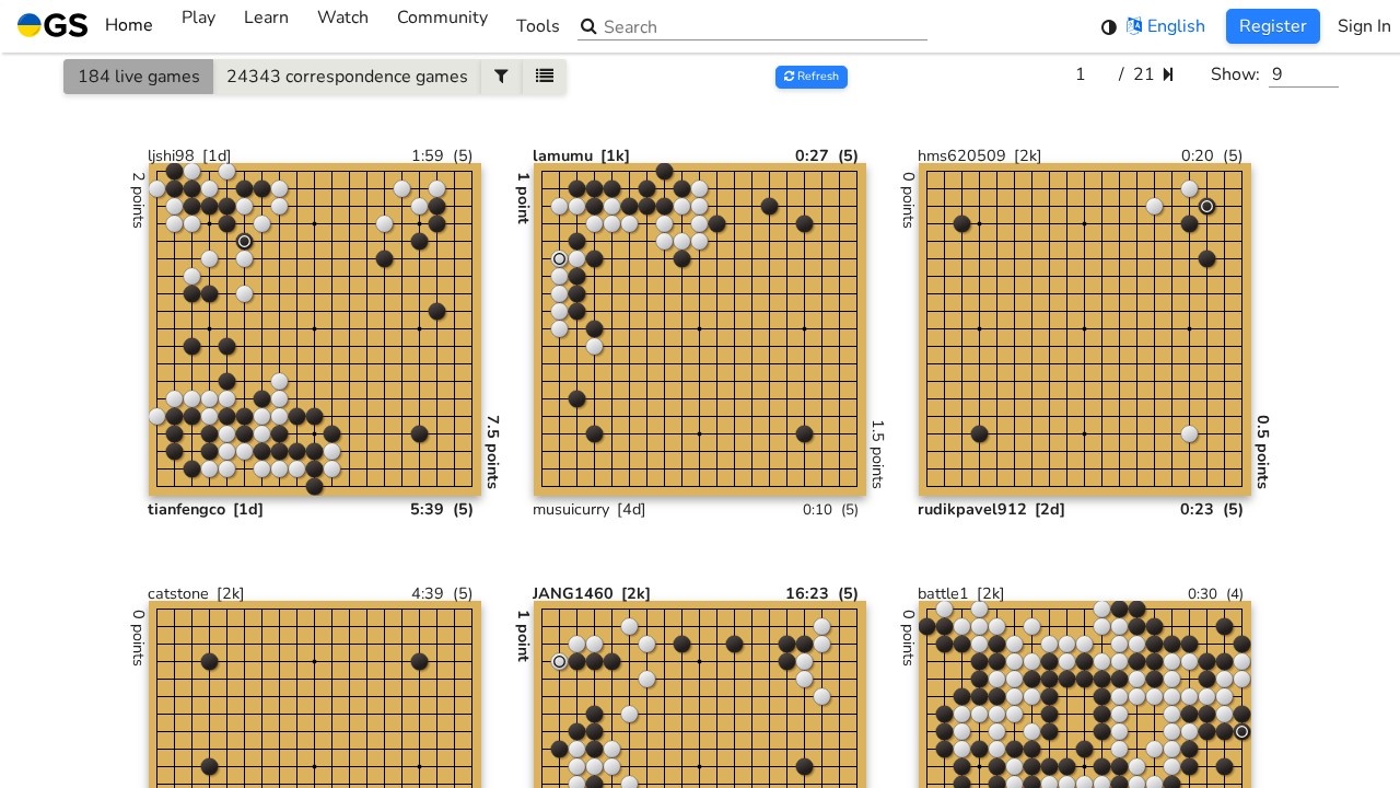 Online Go Server